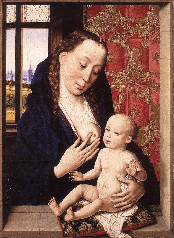 BOUTS, Dieric the Elder Mary and Child fgd oil painting image